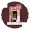 Dark Red Suede Mat Board for 7x11 Frames - Fits 5.5x8.5 Photos